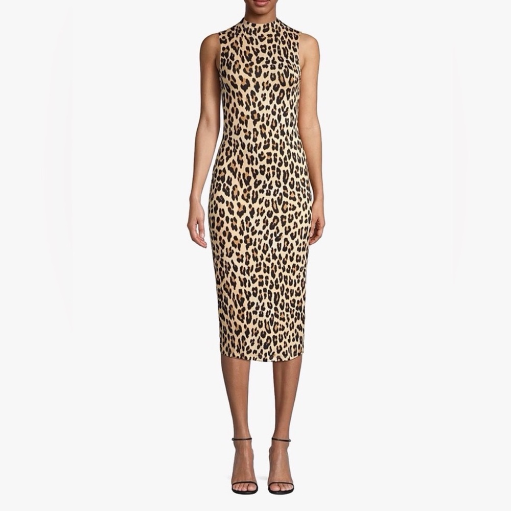 Alice + Olivia Leopard Print Dress